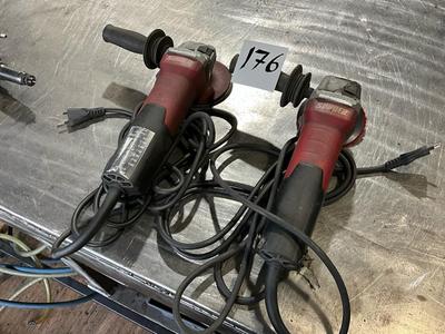 Overview picture of suhner angle grinder (2x)